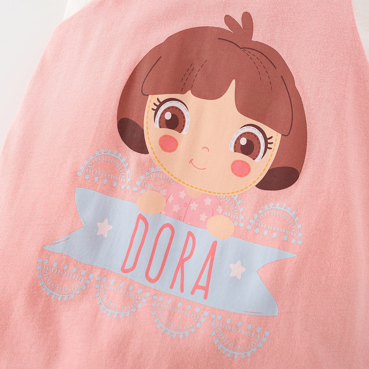 模拟bug，限时促销商品1，原价19.99，限时促销价10.99；hibobi ×Dora Girl Baby Pink Strappy Trousers & white T-shirt Set Wholesale