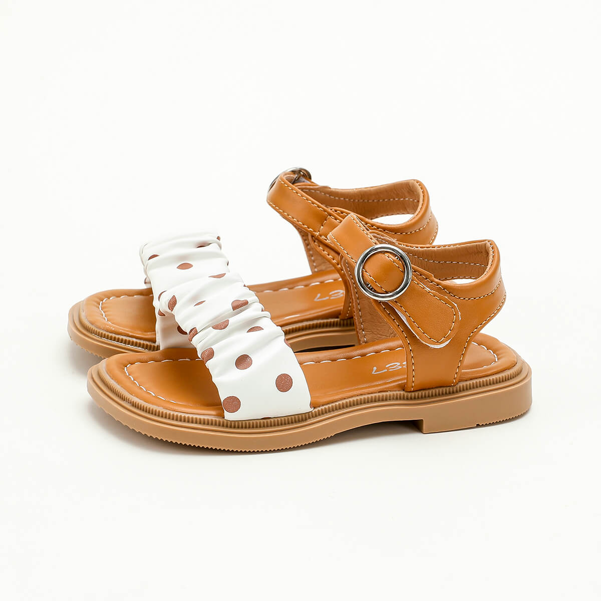 function4-Toddler Girl Polka Dot Pattern Sandals Wholesale