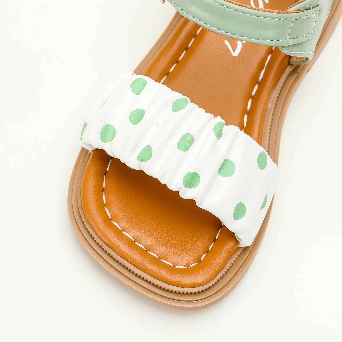 function4-Toddler Girl Polka Dot Pattern Sandals Wholesale