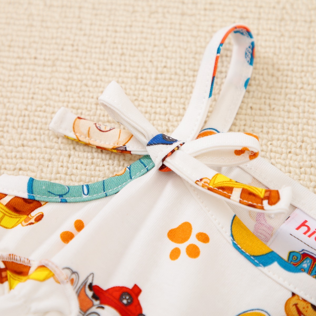 hibobi×PAW Patrol  Baby Girl Cute Print camisole top and shorts and Headband Wholesale