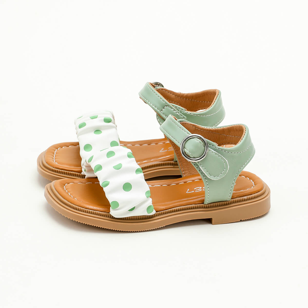 function4-Toddler Girl Polka Dot Pattern Sandals Wholesale