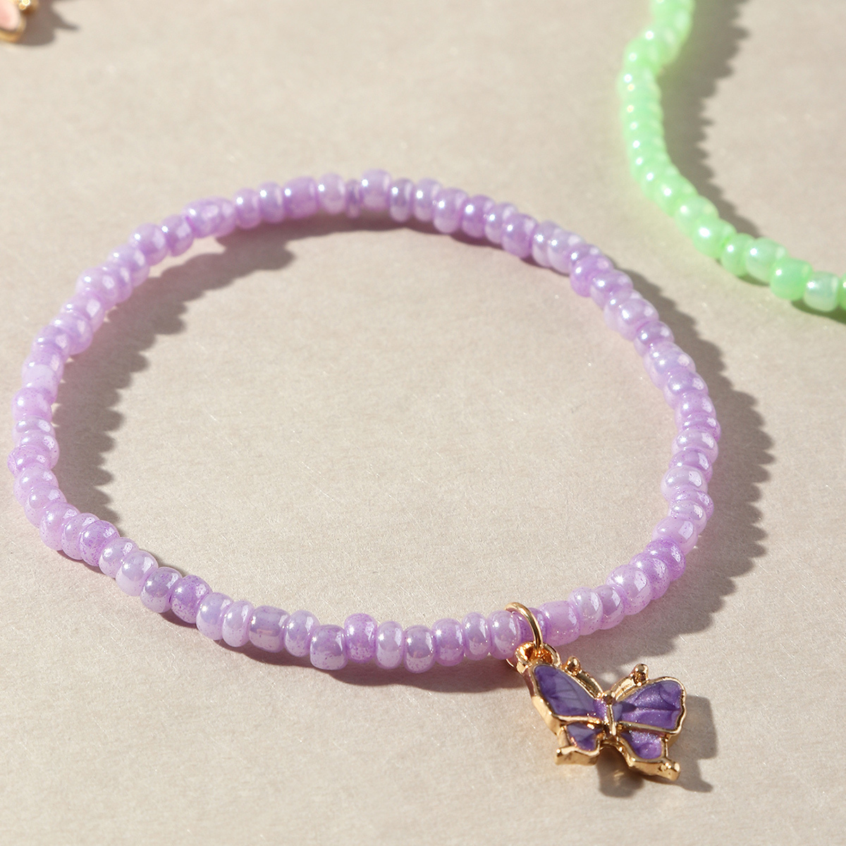 function3-Toddler Girl 5-Piece Colorful Bowknot Bracelet Wholesale