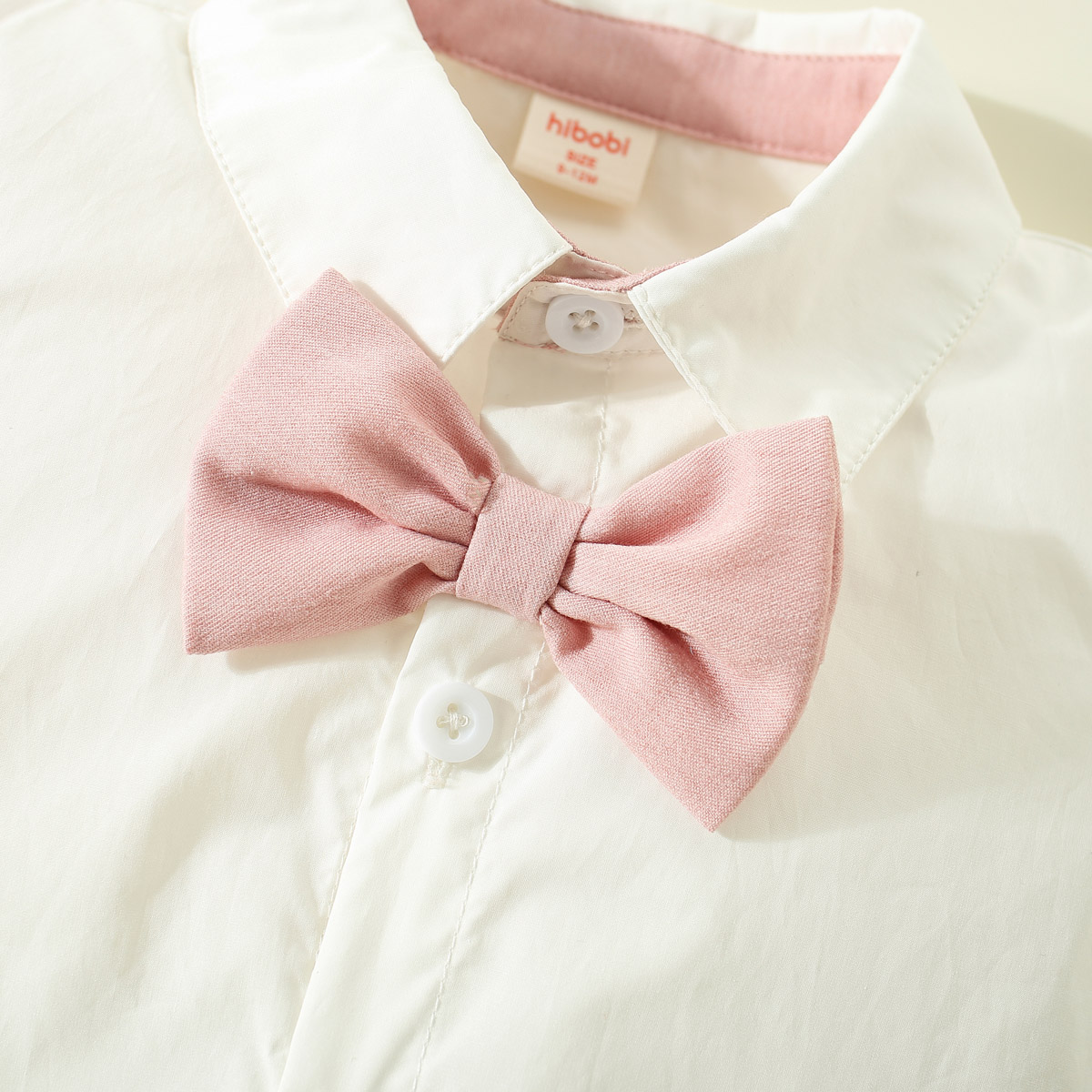 商详页和购物车加购品-限时促销价-hibobi Boby Baby Stylish Pink Strappy Solid Suit Wholesale