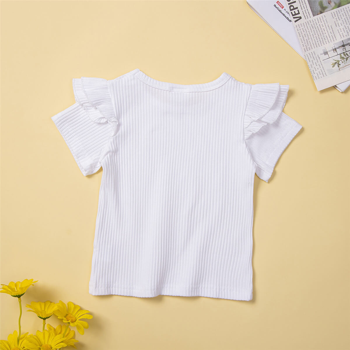 function1-Toddler Girl Polka dot Solid Heart-shaped Top & Overalls Wholesale