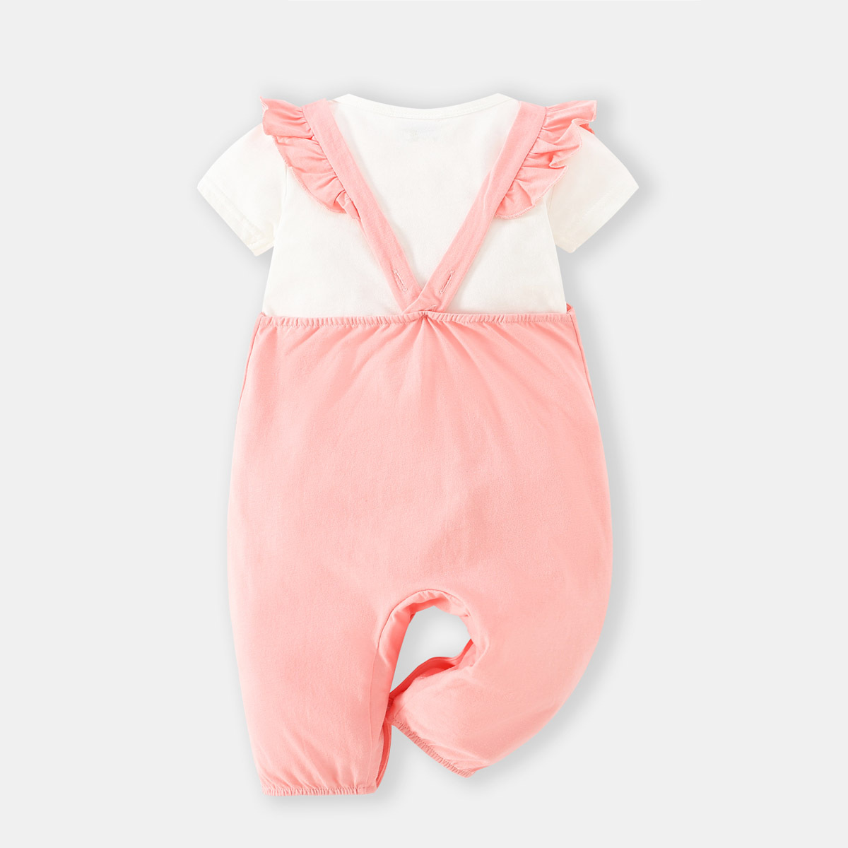 模拟bug，限时促销商品1，原价19.99，限时促销价10.99；hibobi ×Dora Girl Baby Pink Strappy Trousers & white T-shirt Set Wholesale