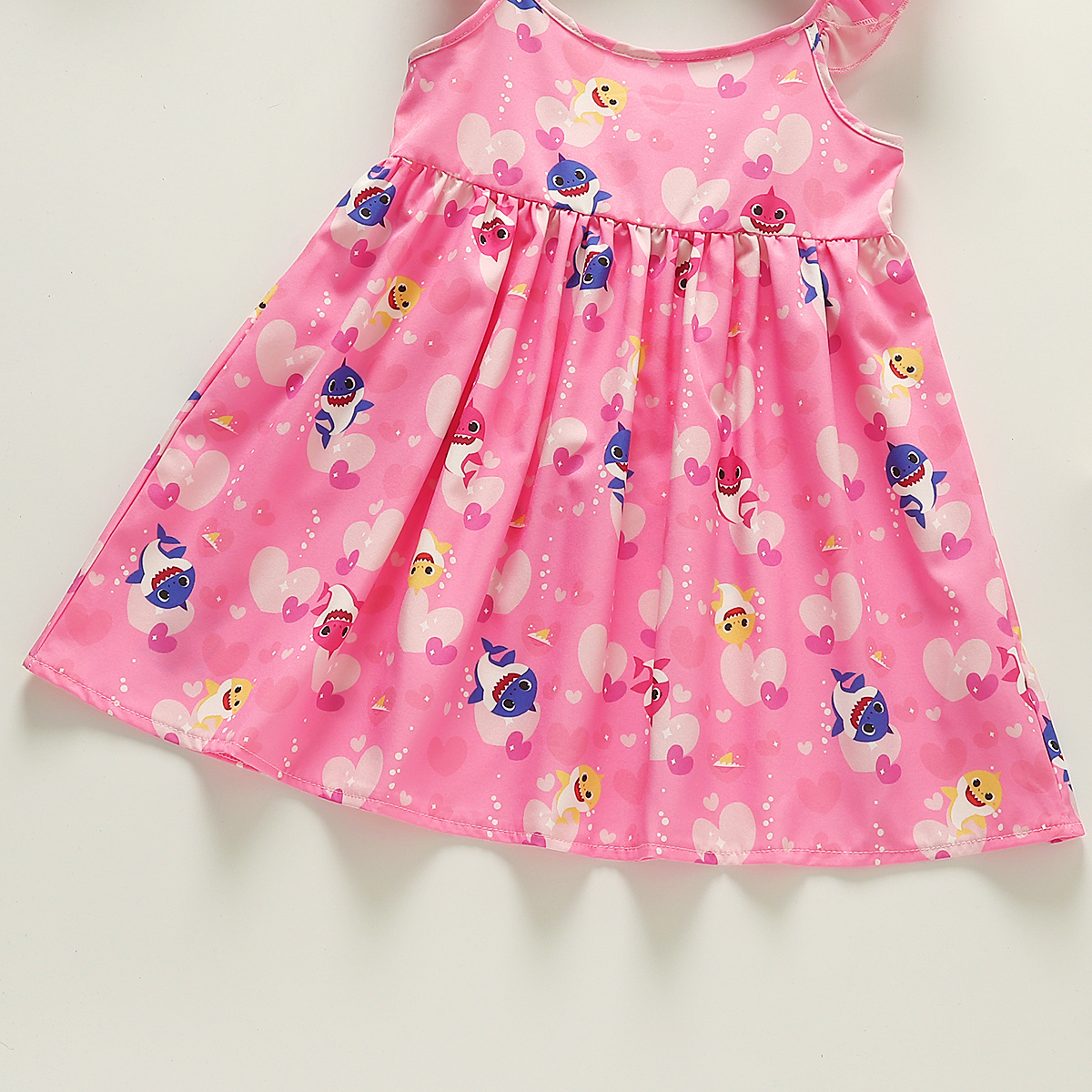 hibobi x Baby Shark Toddler Girl Camisole Dress Wholesale-pos