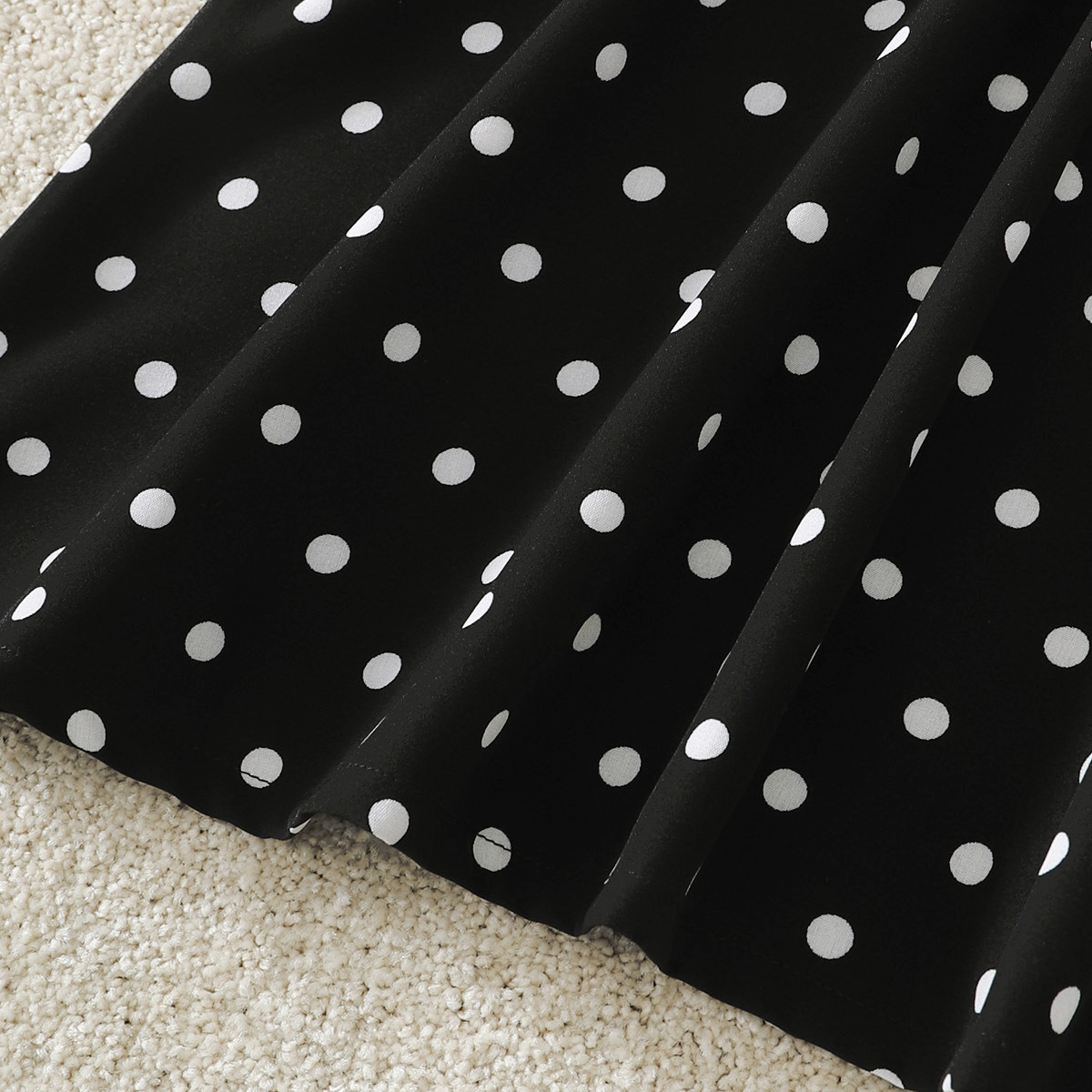 Kids Girls Summer Sweet Bowknot Polka Dot Slip Dress Wholesale